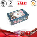 rectangular hinged tin box sale